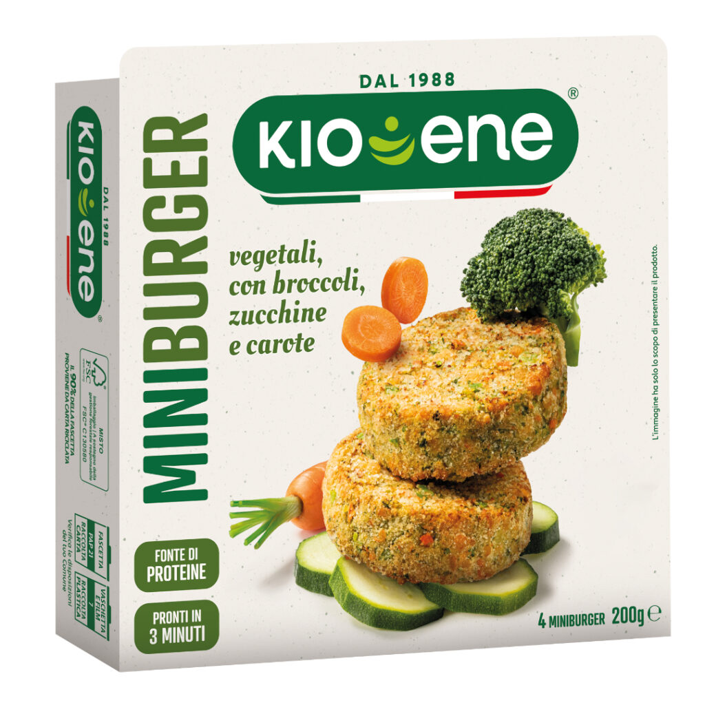 MINI BURGER BROCCOLI CAROTE E ZUCCHINE G.200