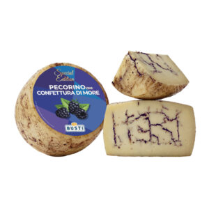 PECORINO CON CONFETTURA DI MORE SOTTO VUOTO PESO VARIABILE KG.2,5