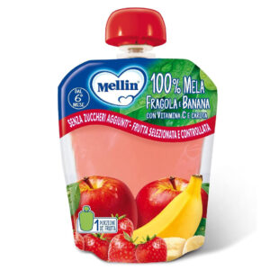 POUCH 100% MELA FRAGOLA BANANA G.90